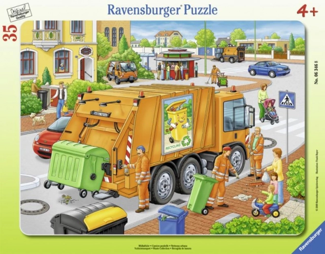 Ravensburger Puzzle Garbage Truck 35 pieces