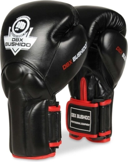 Gants de boxe DBX BUSHIDO en cuir véritable BB2