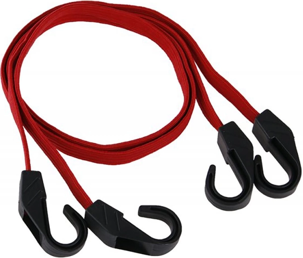 Sangles d’arrimage élastiques plates 1 m (2 pcs)