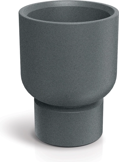 Bloempot Molta Base Round Midl 40 cm granietgrijs