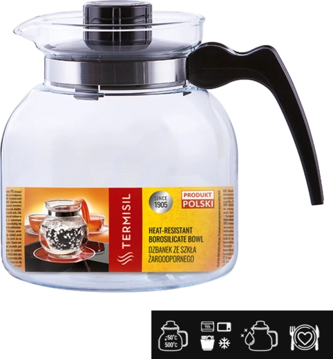 Brocca resistente al calore in vetro borosilicato 1,85 l TERMISIL Ewa