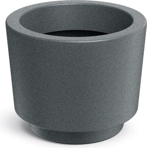 Bloempot Splito Round 30 cm, granietgrijs