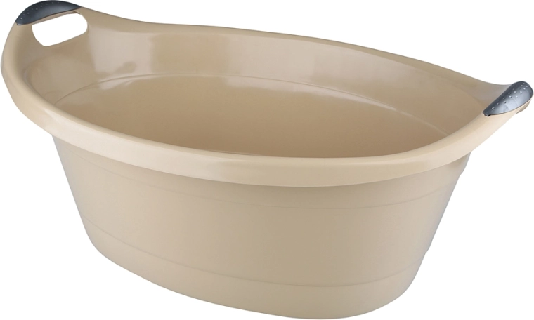 Bassine ovale 40 l beige
