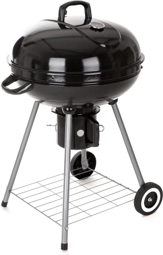 Tuin ketelbarbecue Vermont 57 cm met deksel en wielen