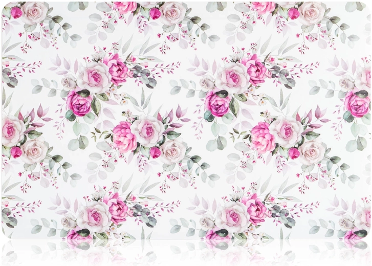 Sottopiatto in plastica Roses 43 × 28 cm