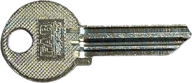 Reserve-emne til nøgle R10 med nikkelfinish