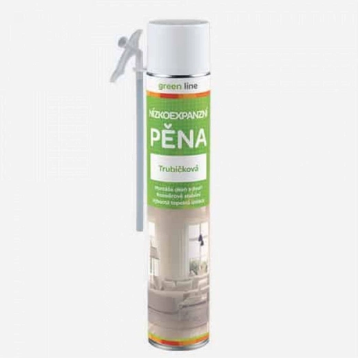 Piana montażowa niskoekspansyjna z rurką 750 ml GREEN LINE