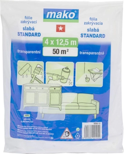 Folia ochronna HDPE 4 × 12,5 m, 7 µm