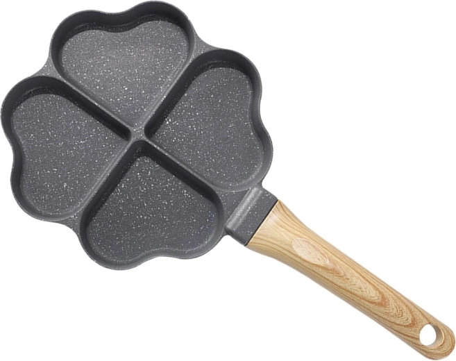 Padella per pancake e uova a cuoricini, compatibile con induzione