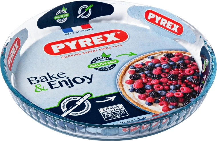 Pirofila in vetro per crostata PYREX 1,6 l, 28 cm