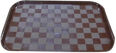 Vassoio da portata in plastica 49 × 35 cm, mix di colori