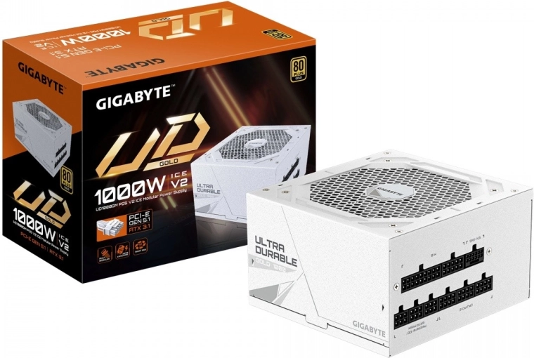 Modular Power Supply 1000 W 80+ Gold ATX 3.1 with 16‑pin PCIe Gen 5.1 Cable
