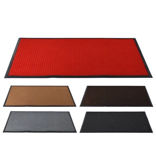 Zerbino rettangolare in gomma con polipropilene 80×120 cm