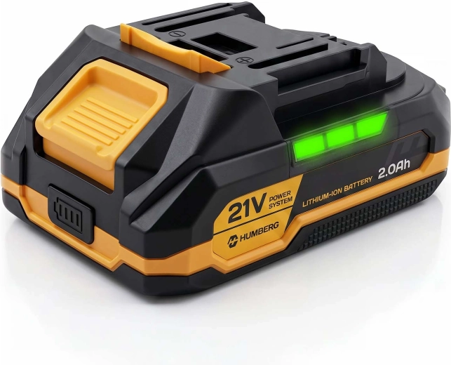 Batteria Humberg Li‑Ion 21 V 2 Ah per elettroutensili (5 celle)