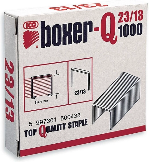 23/13 galvanized staples, 1000 pcs