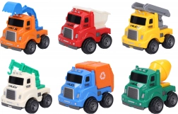 ensemble de moyens de transport 6 pcs 9 cm