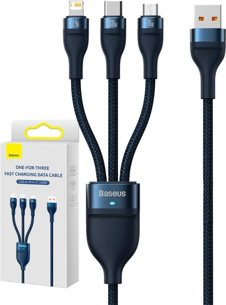 Baseus 3-in-1 Fast-Charging Cable