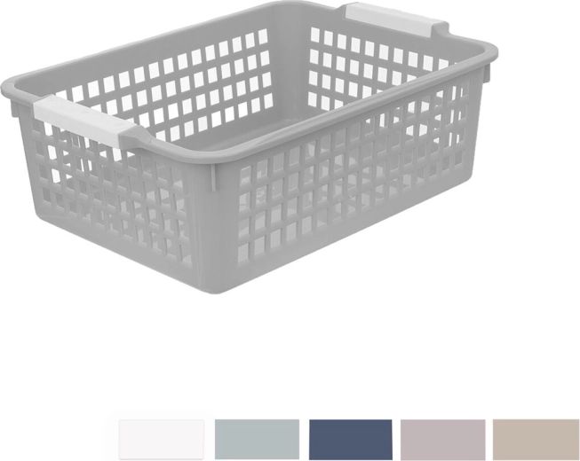 Joker PP Basket – plastic household organizer 22.5 × 16 × 8 cm (assorted colors)