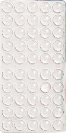 Self-adhesive impact dampers 10 mm (50 pcs)