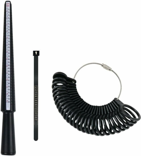 Ag929 mierka na šperky pre sadu prsteňov