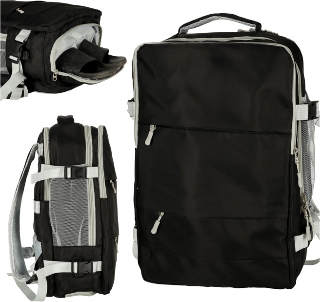 Vízálló utazó hátizsák USB-porttal repülőre
