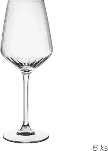 Calici da vino Carre Optics 385 ml, 6 pz