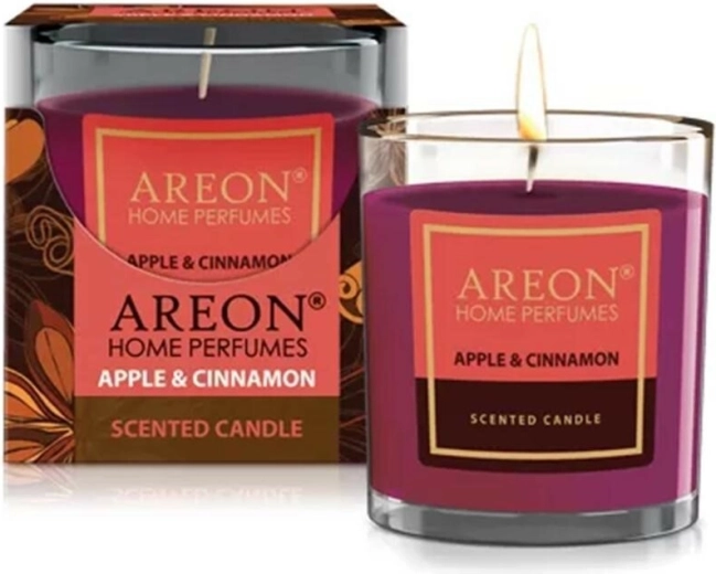 Scented Candle Areon Apple & Cinnamon 120 g