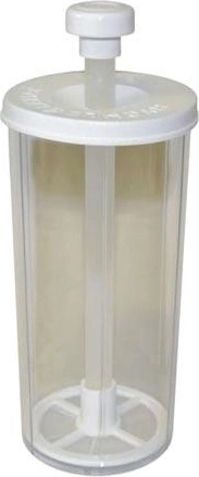 Manual cappuccino frother – transparent plastic