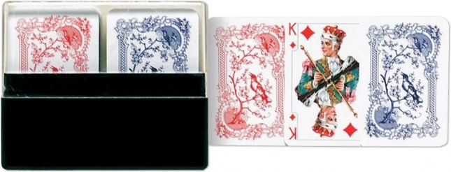 Piatnik mini carte da gioco in scatola di plastica