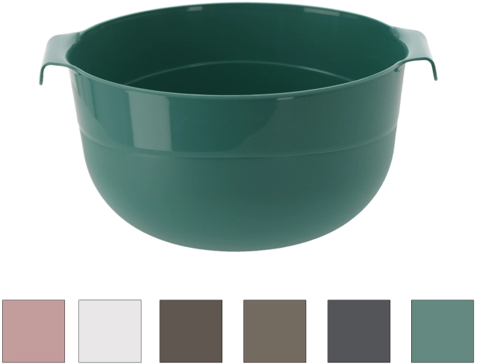 Plastic kitchen bowl 4 L with handles