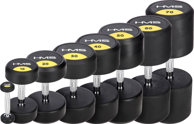 Manubrio gommato HMS HG Pro da 10 kg