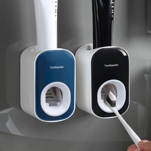 Distributeur automatique de dentifrice sans contact mural