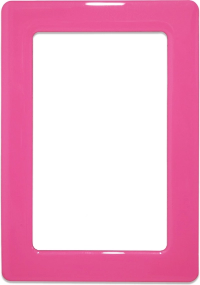 Cornice magnetica adesiva rosa 12,3x8,1 cm