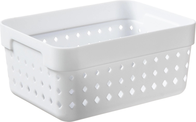 Seoul storage basket, white, 15.8 × 11.8 × 7.3 cm