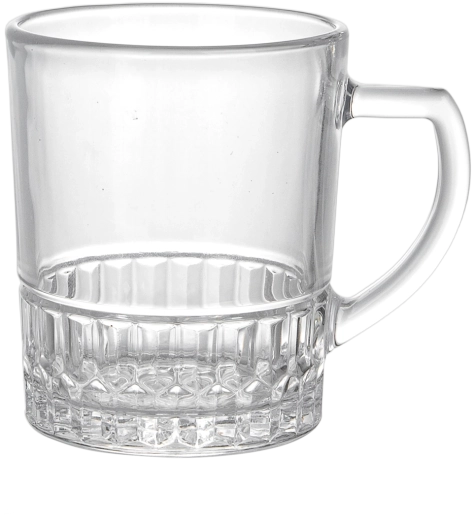 Lot de 6 verres avec anse 240 ml