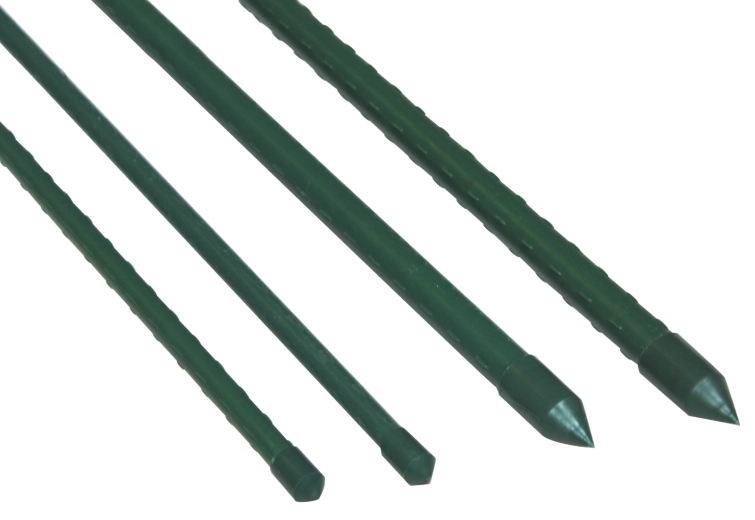 Coated garden support stake for plants 150 cm, diameter 11 mm