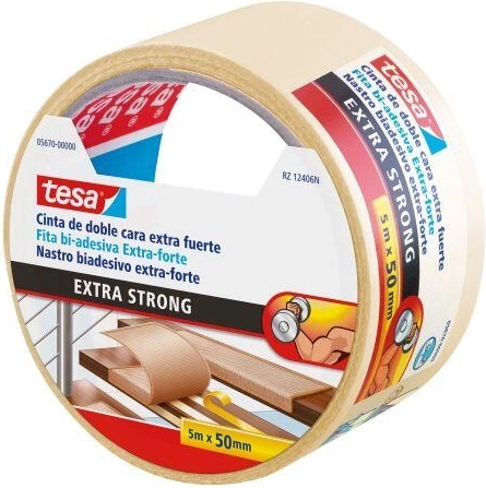 Carpet Tape 50 mm × 5 m Tesa, extra strong adhesive