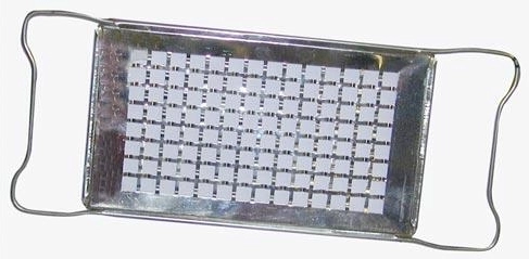Grid grater made of tin-plated sheet metal 29 × 11 cm
