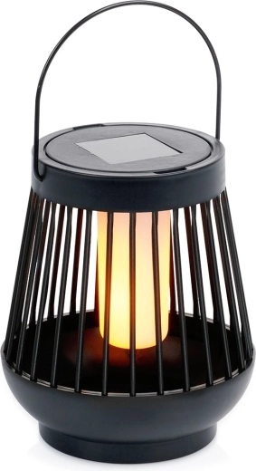 Lanterne de jardin LED solaire avec effet de flamme ProGarden