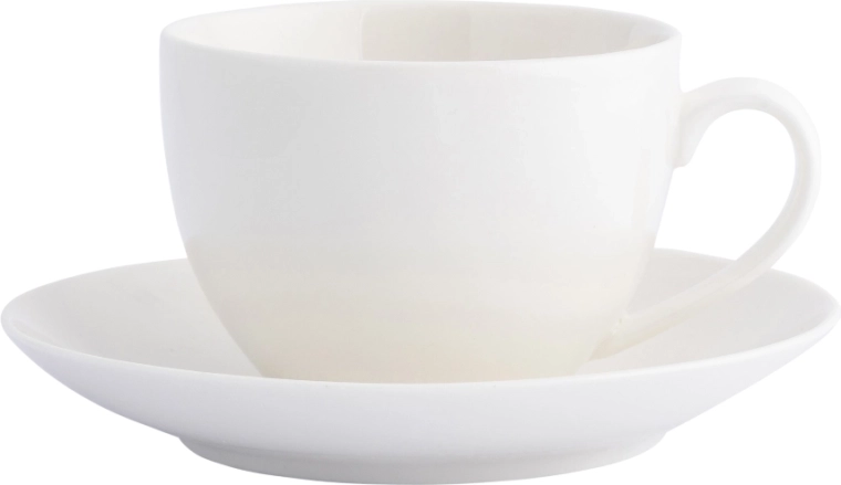 Altom Design Bella porcelain cup with saucer 270 ml