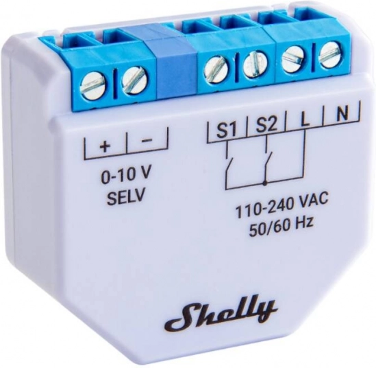 Shelly Plus 0-10V világításdimmer WiFi/Bluetooth