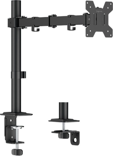 Supporto da scrivania per monitor 17–32" LOGILINK, in acciaio, portata 10 kg