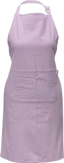 Tablier de cuisine avec poche 65 × 80 cm, 100 % coton, violet clair