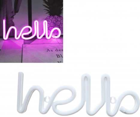 Dekorativt LED-neonlys - hello 2