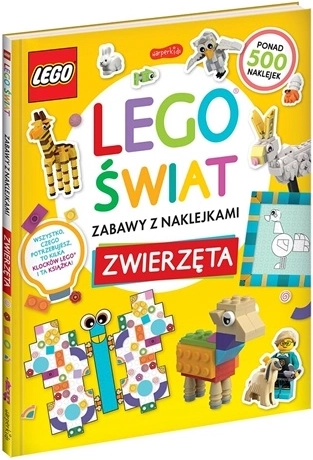 Mondo LEGO – divertimento con gli adesivi: animali