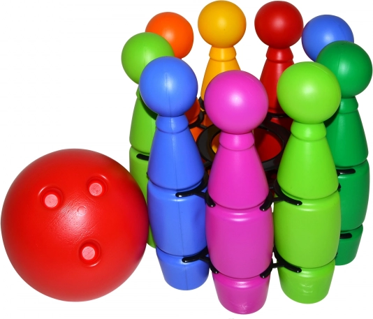 Skittles in a Net with Ball