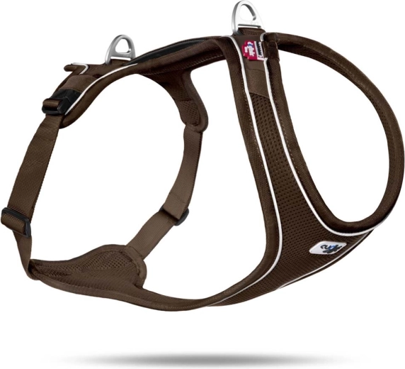 Harnais pour chiens Curli Belka Comfort, marron, taille XS
