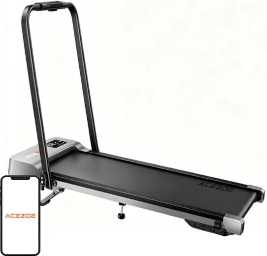 Tapis roulant elettrico pieghevole ACEZOE P12 nero e grigio