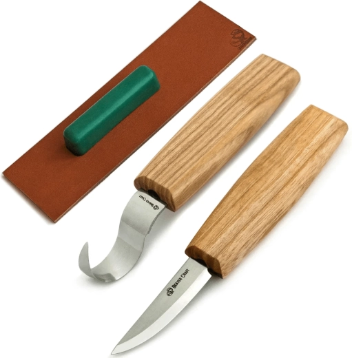 Súprava na vyrezávanie lyžíc Beavercraft S01 (2 nože a príslušenstvo)