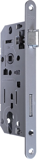 Mortise lock with cylinder 90/40/20/230 without latch support ISEO